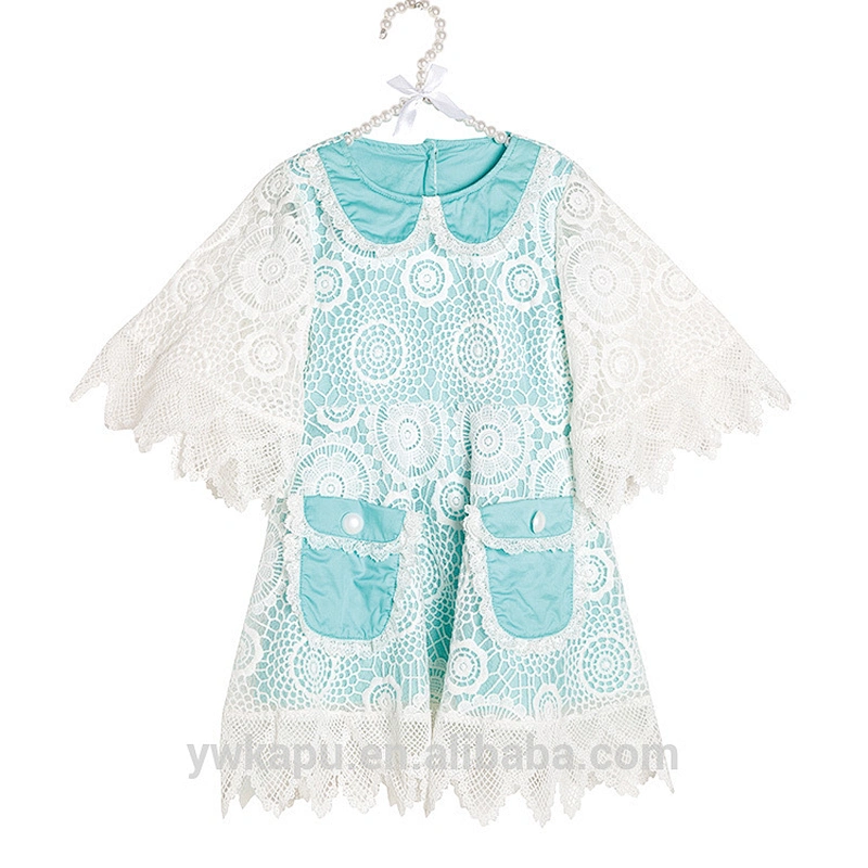 Girls Party Dress Lace Covered Cotton Party Dress For Spring Children Frocks Designs