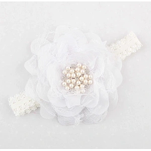 Baby Accessories Elastic Flower Headband for Baby Girls