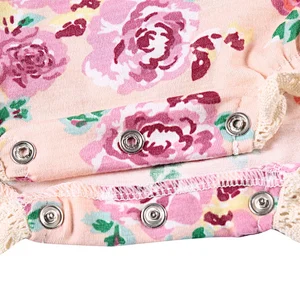 2019 Summer Baby Romper Suit Newborn Baby Girl Floral Print Romper Jumpsuit
