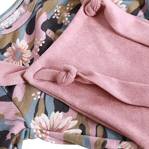 2019 High Quality Boutique Baby Girls Clothes Vintage Flower Sweet Skirt  Outfits  For Girl