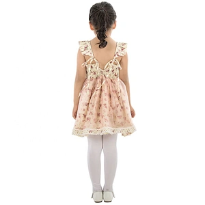 Wholesale Kids Girls Summer Floral Flower Dress
