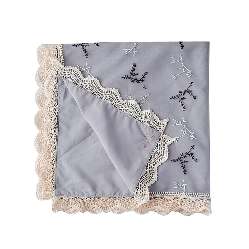 Popular Baby Clothe Cotton Print Lace Baby  Blanket For Girl