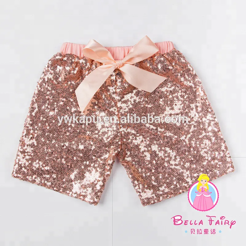 Wholesale children's boutique adult bulk baby sequin shorts baby clothes 2018