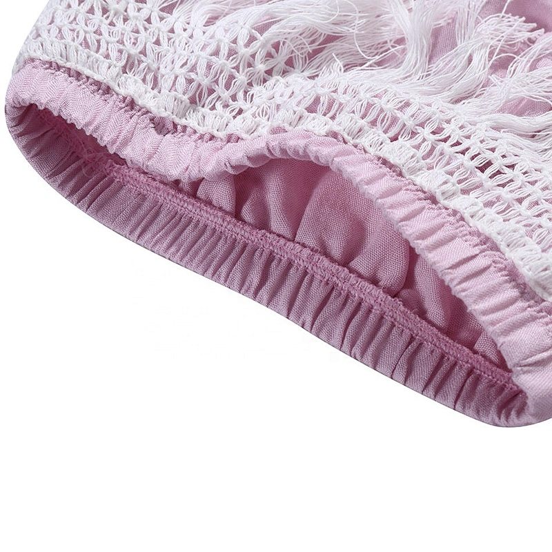 polyester cheap unique ruffle baby shorts
