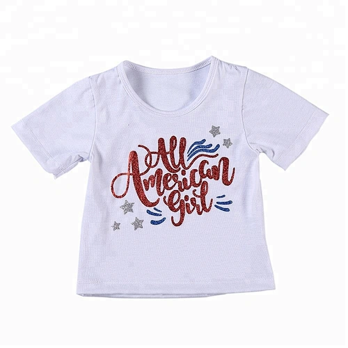 2018 Custom Printed USA 4th of July T Shirts Independence Day T-Shirt for kids