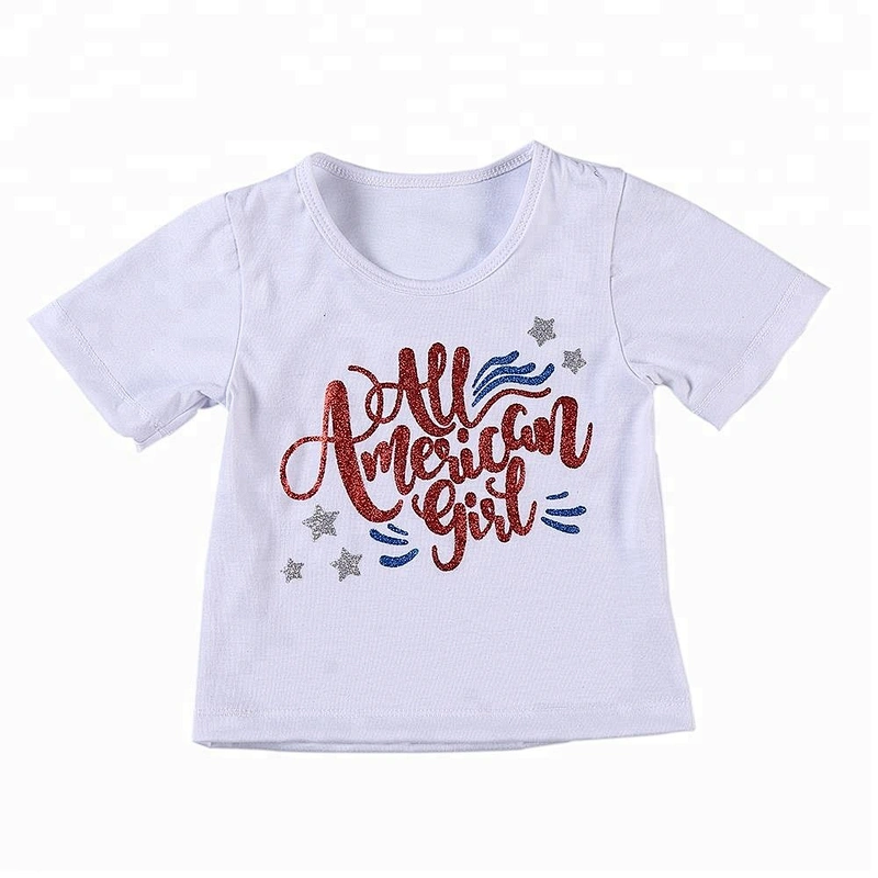 2018 Custom Printed USA 4th of July T Shirts Independence Day T-Shirt for kids