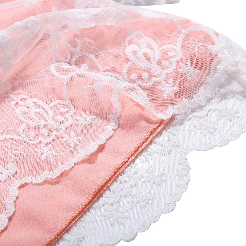 2019 New Design  Whosale Children Spring Dress Pink  Lace Princess Party  Top  For  Girl