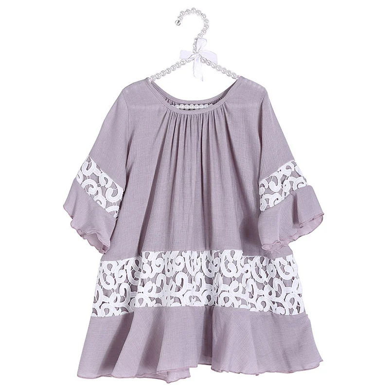 Retail Girls Dress Little Girl Tunic Dresses for Birthday Party