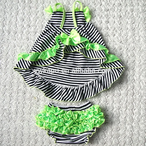 Fancy 2018 summer cotton swing set for baby girl summer cloth set for wholesale