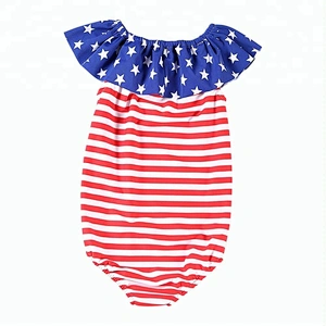 One Piece Child 4th of July Kids Swimsuit Bathing Suit Baby Girl Swimwear