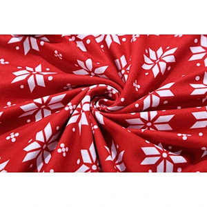 Fashionable Kids Girls Bell Sleeve Christmas Red Outfit