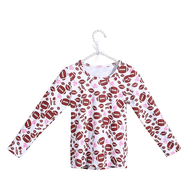 Comfortable Kids Girl Printed Long Sleeve T Shirt