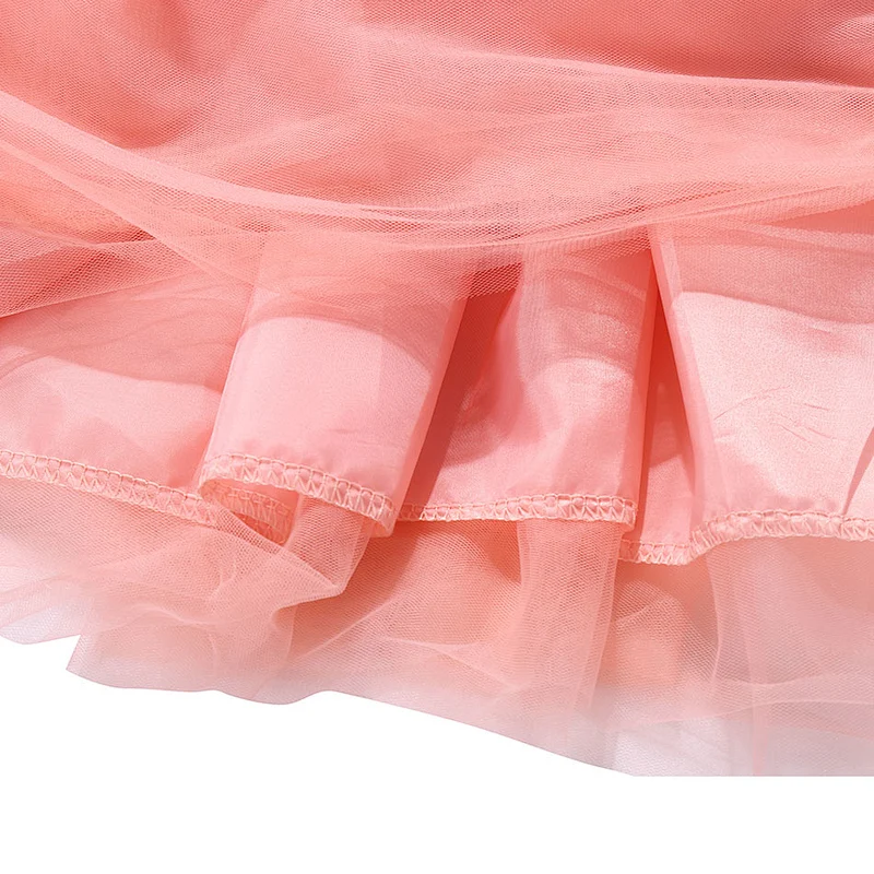 Cute baby 1st birthday dress long sleeve girls tulle dress