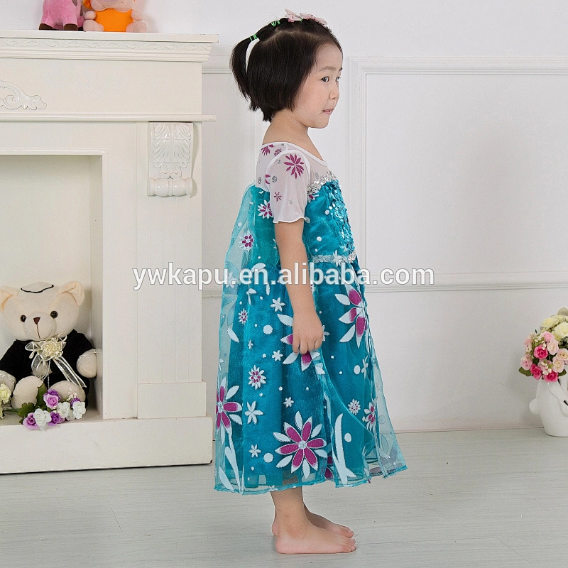 2015 new arrival quality princess cosplay costume frozen clothing set, snow queen baby prince dress