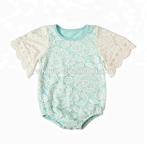 High Quality Cheap Customized Cute Toddler Lace Onesie Baby Girl Romper