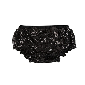 Modern european style charm baby girl bow knot lantern pattern sequin shorts