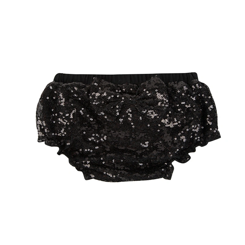 Modern european style charm baby girl bow knot lantern pattern sequin shorts