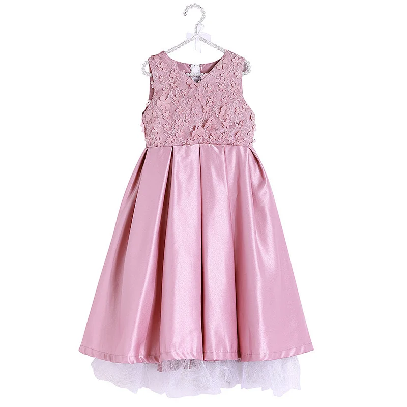 New Fashion Flower Girl Dress Party Birthday wedding princess Toddler baby Girls