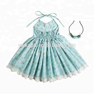 Factory direct wholesale summer baby party dress spring dress for little girl