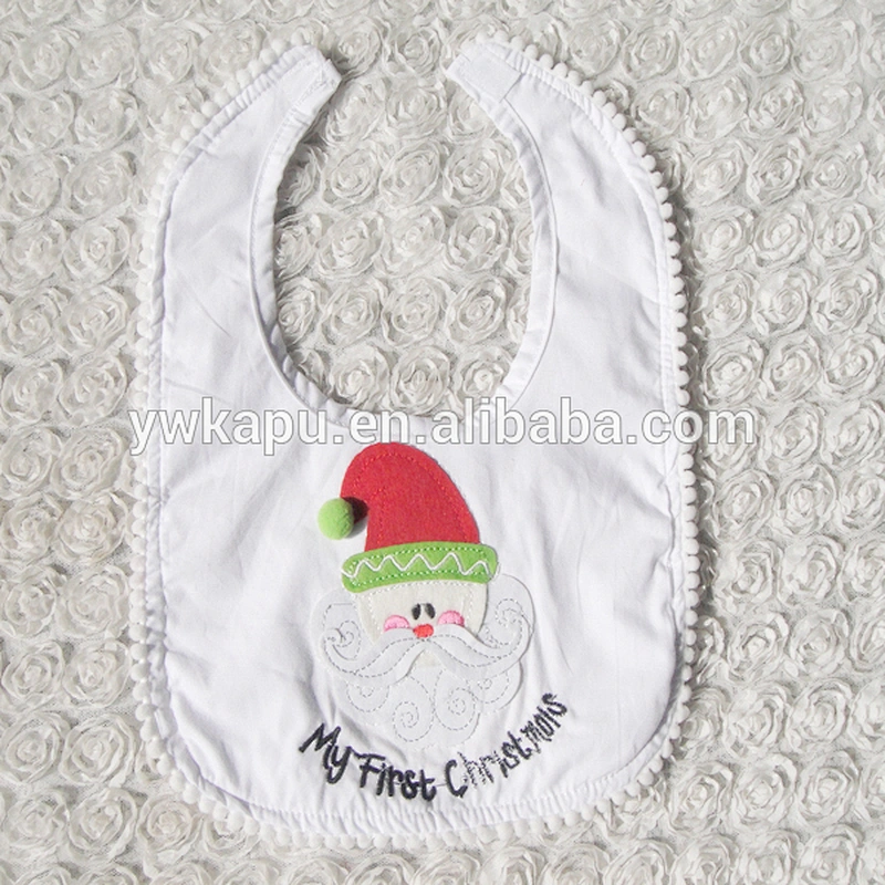 Christmas baby bibs wholesale cotton baby products for kids