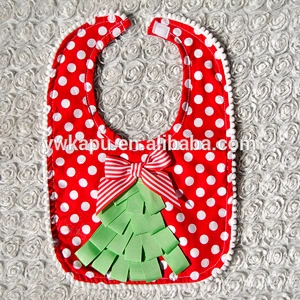 Christmas baby bibs wholesale cotton baby products for kids