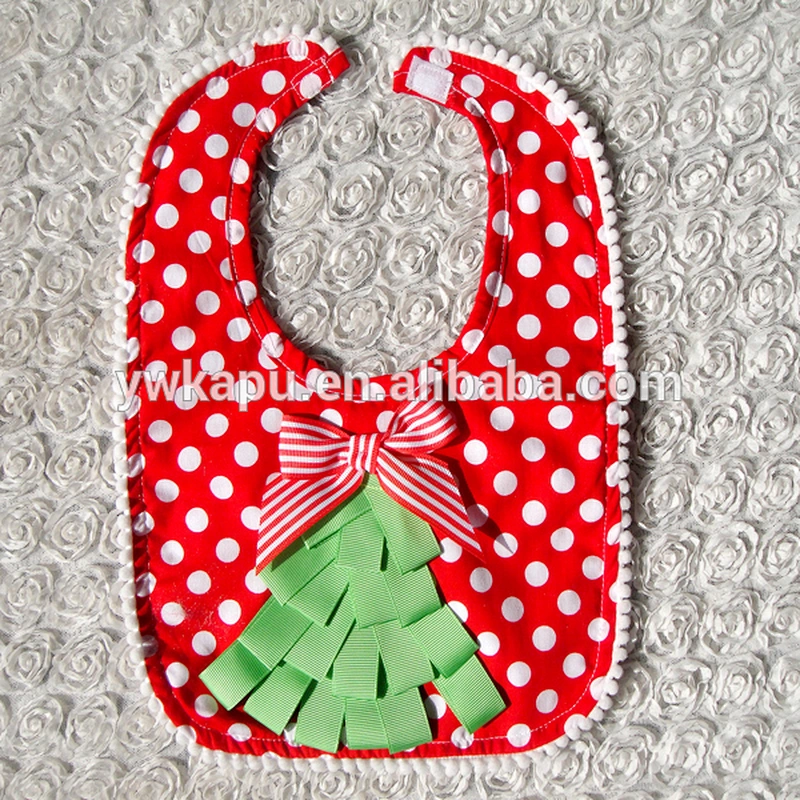 Christmas baby bibs wholesale cotton baby products for kids