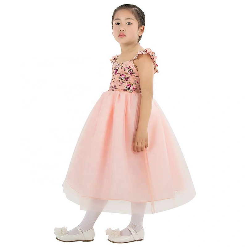 Boutique Kids Dress Baby Girl Birthday Party Wearing Cotton Dresses