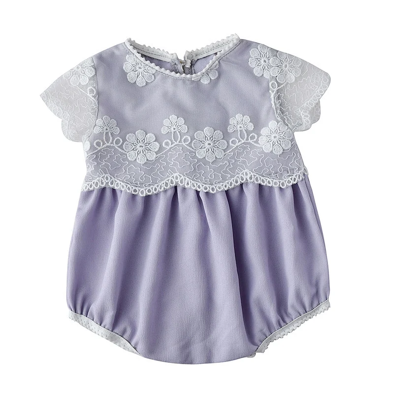 New arrival baby girl clothes newborn romper overalls