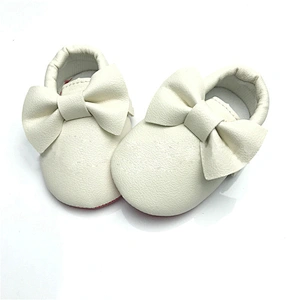 Newborn Infant Soft  Baby  Leather Shoes Bow Tassel Toddler Shoes For Girl 0-1Year