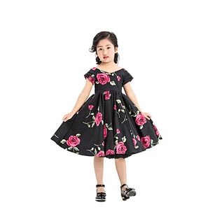 Vintage Design Wholesale Baby Girls Princess Dress Girls Long Puffy Party Dress
