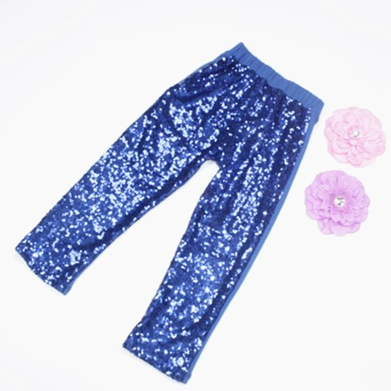 Wholesale Various Colors Kids Pants Sparkle Pants Baby Girls Sequin Leggings