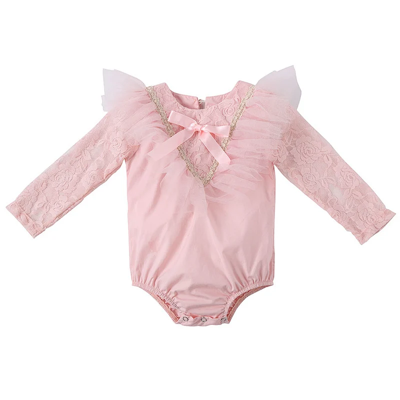Infants & Toddlers clothing long sleeves cotton baby rompers girls baby romper