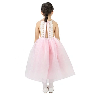 Beautiful Kids Girls White Wedding Party Dress