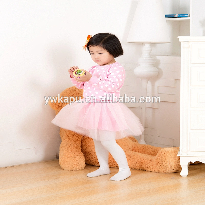 New Spring Baby Girls Small Flower School Dress Long Sleeve Shirt Tutu Skirt Set