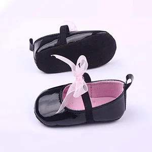 Wholesale Adorable Newborn Lace Bow Baby Girl Shoes Princess Toddler Shoes For Girl