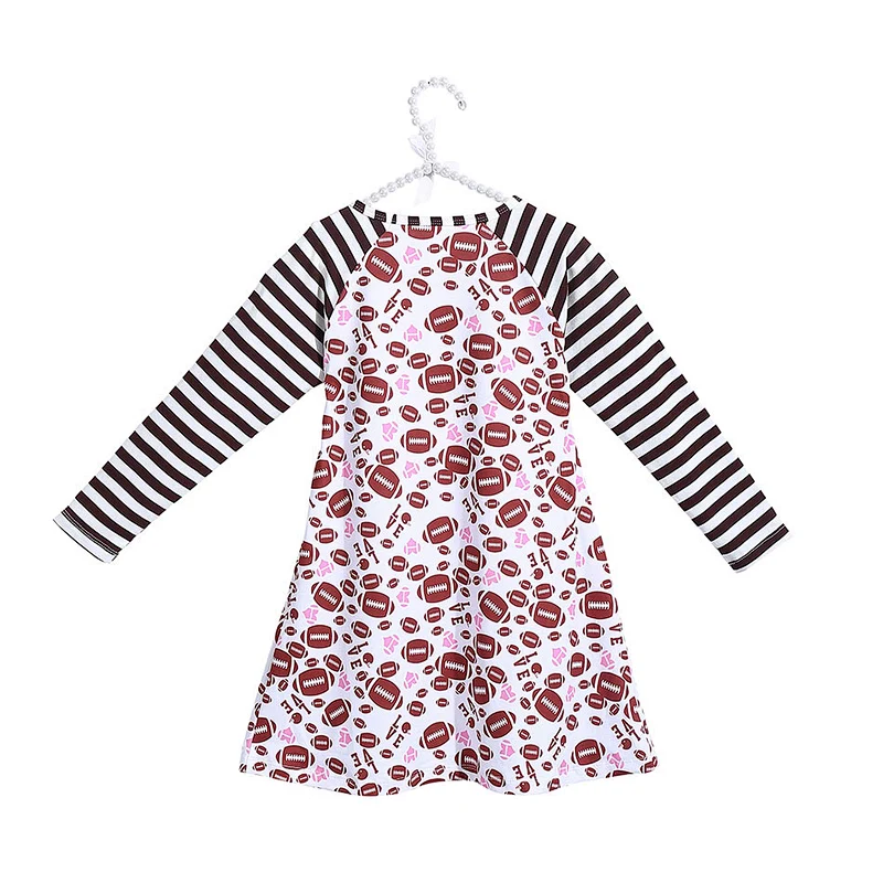 Children Long Sleeves Casual Swing A-line Dresses