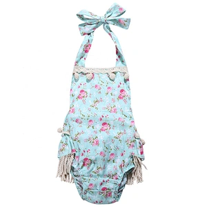 nice hot-selling exquisite infant floral romper