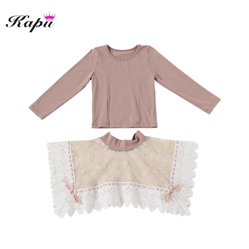 2018 Summer Hot Selling Fashion Bow knot Baby Girl Clothes /2 pcs Set Fancy Lace Girls Outfits
