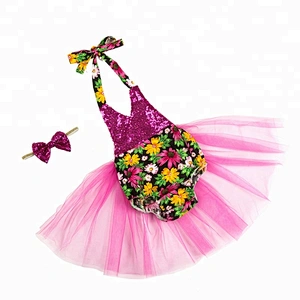 2018 latest one piece party wear tutu romper for girls pictures of latest gowns designs fashion baby romper