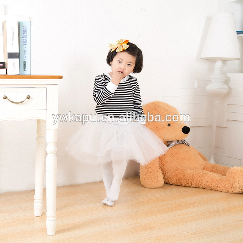 New Spring Baby Girls Small Flower School Dress Long Sleeve Shirt Tutu Skirt Set