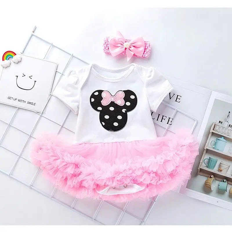 New designs short sleeve kids clothes tulle dress for girls