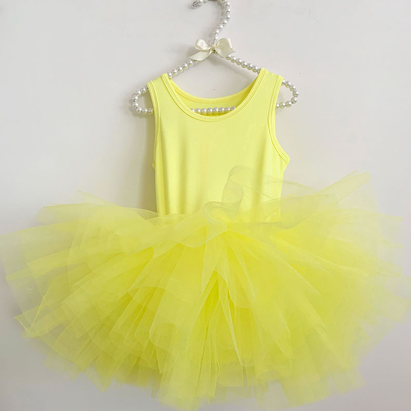 3-10years kids ballet tulle children dust pink dance tutu girl dress