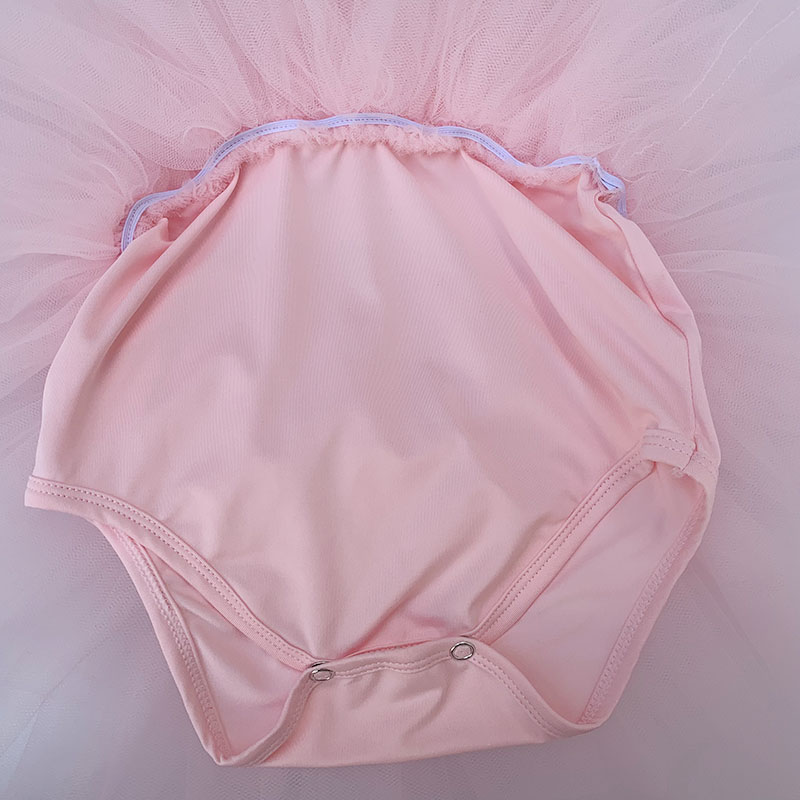 3-10years kids ballet tulle children dust pink dance tutu girl dress
