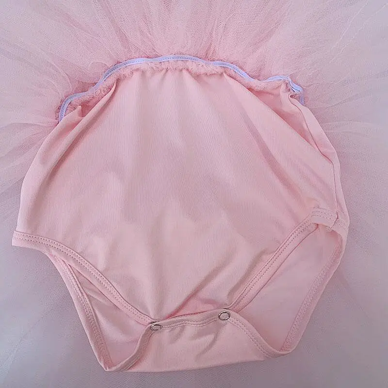 3-10 ans enfants ballet tulle enfants poussière rose danse tutu fille robe