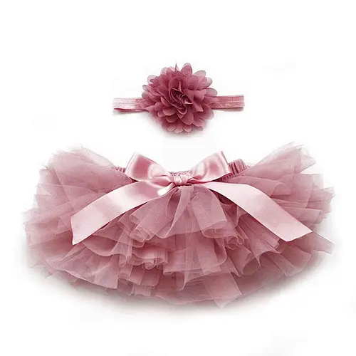Été 3 pièces premier anniversaire jupe tutu rouge tenues pour bébé fille