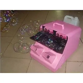 Big bubble machine  pink color Plastic