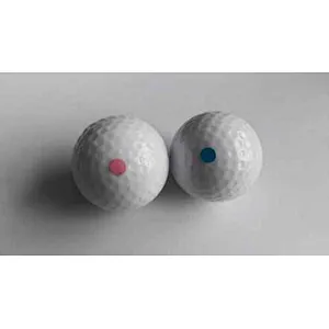 Color holi powder golf ball