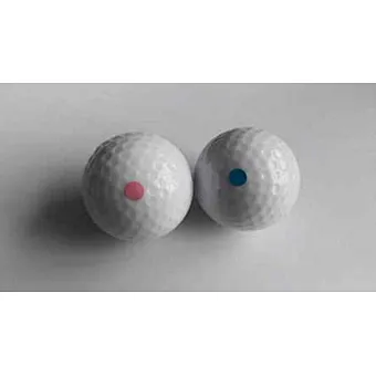 Color holi powder golf ball