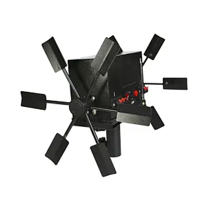cold pryo fountain  Remote control double electric windmill Uses small AA battery remote control