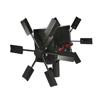 cold pryo fountain  Remote control double electric windmill Uses small AA battery remote control